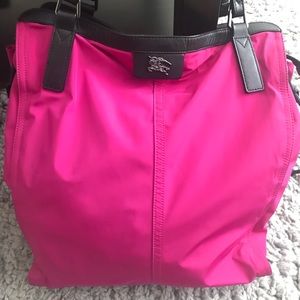 Burberry Fusia/Pink Nylon Tote bag